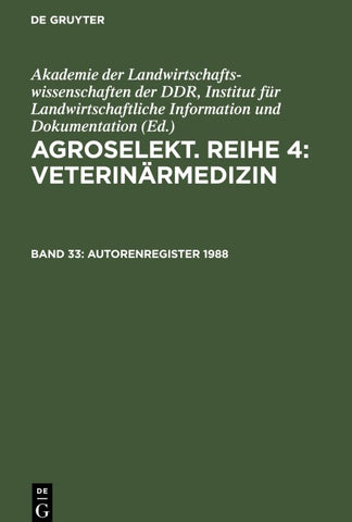 Autorenregister 1988