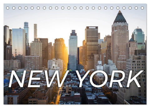 Traumstadt New York (Tischkalender 2027 DIN A5 quer), CALVENDO Monatskalender