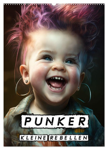 Punker Kleine Rebellen (Wandkalender 2027 DIN A2 hoch), CALVENDO Monatskalender