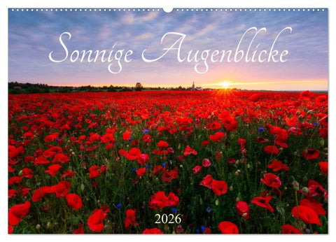 Sonnige Augenblicke (Wandkalender 2026 DIN A2 quer), CALVENDO Monatskalender