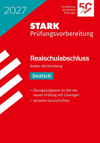 STARK Deutsch - Realschulabschluss 2027 BW - Prüfungsvorbereitung
