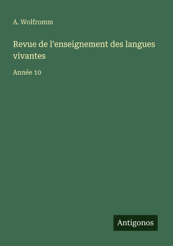 Revue de l'enseignement des langues vivantes