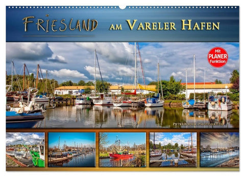 Friesland - am Vareler Hafen (Wandkalender 2027 DIN A2 quer), CALVENDO Monatskalender