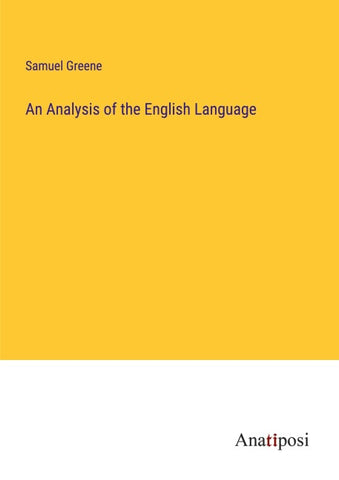 An Analysis of the English Language