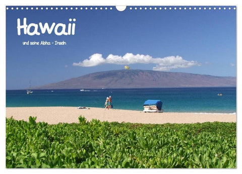 Hawaii und seine Aloha - Inseln (Wandkalender 2027 DIN A3 quer), CALVENDO Monatskalender