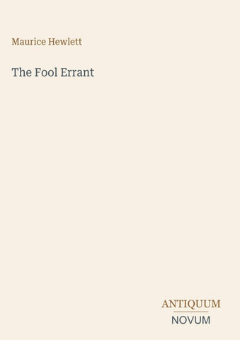 The Fool Errant