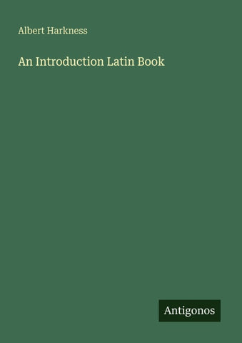 An Introduction Latin Book