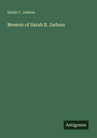 Memoir of Sarah B. Judson