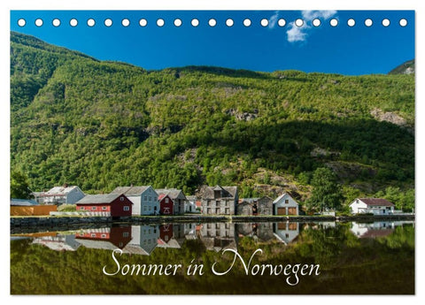Sommer in Norwegen (Tischkalender 2026 DIN A5 quer), CALVENDO Monatskalender