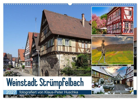 Weinstadt Strümpfelbach (Wandkalender 2027 DIN A2 quer), CALVENDO Monatskalender