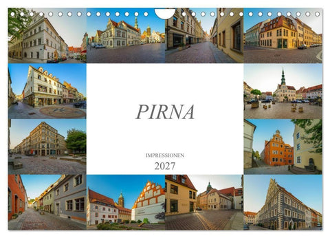 Pirna Impressionen (Wandkalender 2027 DIN A4 quer), CALVENDO Monatskalender