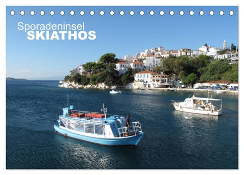 Sporadeninsel Skiathos (Tischkalender 2027 DIN A5 quer), CALVENDO Monatskalender
