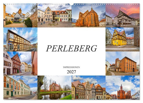 Perleberg Impressionen (Wandkalender 2027 DIN A2 quer), CALVENDO Monatskalender