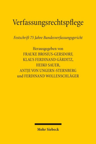 Verfassungsrechtspflege