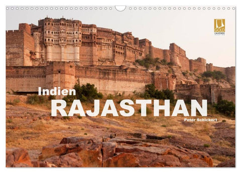 Indien - Rajasthan (Wandkalender 2026 DIN A3 quer), CALVENDO Monatskalender