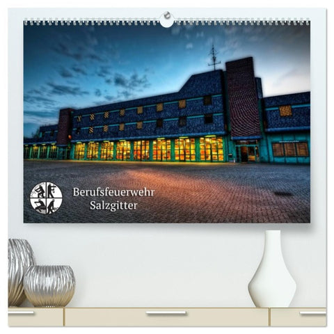 Berufsfeuerwehr Salzgitter (hochwertiger Premium Wandkalender 2026 DIN A2 quer), Kunstdruck in Hochglanz