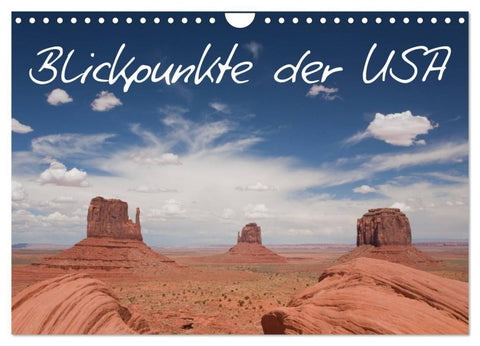 Blickpunkte der USA (Wandkalender 2027 DIN A4 quer), CALVENDO Monatskalender