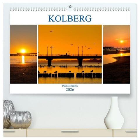 Kolberg (hochwertiger Premium Wandkalender 2026 DIN A2 quer), Kunstdruck in Hochglanz