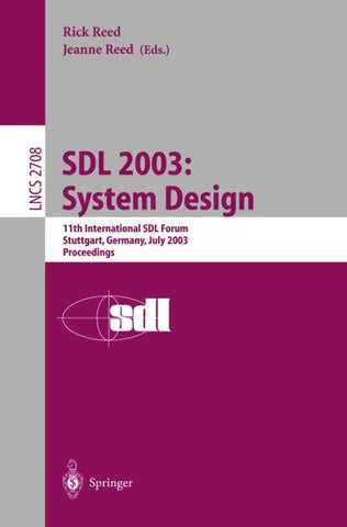 SDL 2003: System Design