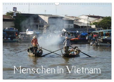 Menschen in Vietnam (Wandkalender 2027 DIN A3 quer), CALVENDO Monatskalender