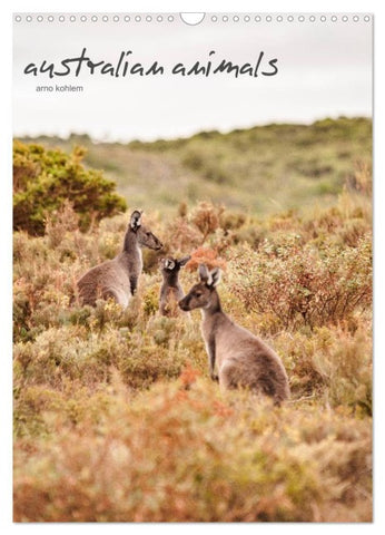 australian animals (Wandkalender 2026 DIN A3 hoch), CALVENDO Monatskalender