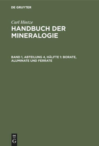 Borate, Aluminate und Ferrate