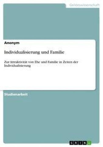 Individualisierung und Familie