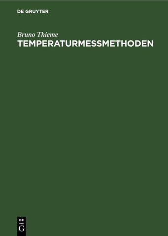 Temperaturmessmethoden