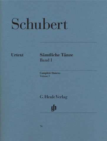 Franz Schubert - Sämtliche Tänze, Band I