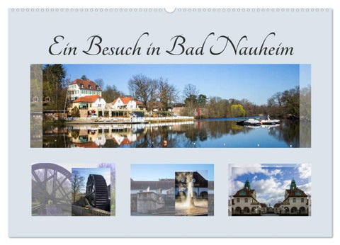 Ein Besuch in Bad Nauheim (Wandkalender 2027 DIN A2 quer), CALVENDO Monatskalender