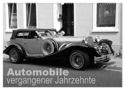 Automobile vergangener Jahrzehnte (Wandkalender 2026 DIN A2 quer), CALVENDO Monatskalender