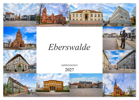 Eberswalde Impressionen (Wandkalender 2027 DIN A2 quer), CALVENDO Monatskalender