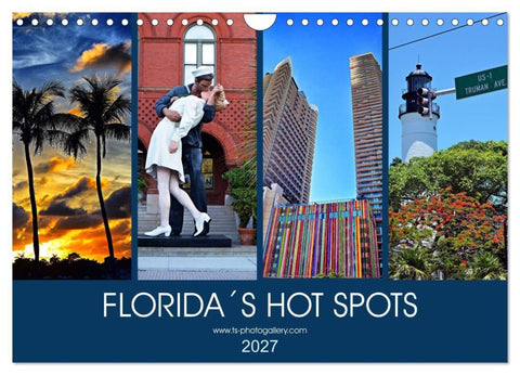 Florida Spots II (Wandkalender 2027 DIN A4 quer), CALVENDO Monatskalender