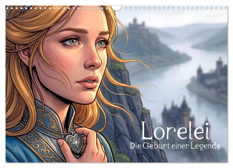 Lorelei – Die Geburt einer Legende (Wandkalender 2027 DIN A3 quer), CALVENDO Monatskalender