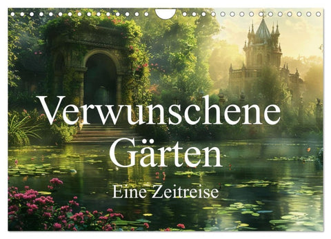 Verwunschene Gärten - Eine Zeitreise (Wandkalender 2027 DIN A4 quer), CALVENDO Monatskalender