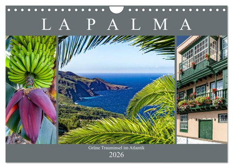 La Palma - Grüne Trauminsel im Atlantik (Wandkalender 2026 DIN A4 quer), CALVENDO Monatskalender
