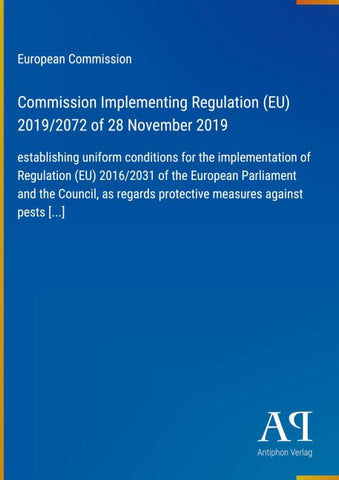 Commission Implementing Regulation (EU) 2019/2072 of 28 November 2019