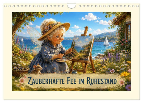Zauberhafte Fee im Ruhestand (Wandkalender 2027 DIN A4 quer), CALVENDO Monatskalender