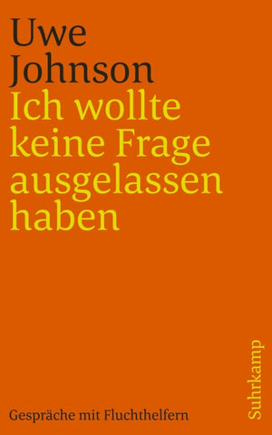 Ich wollte keine Frage ausgelassen haben