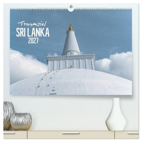 Traumziel Sri Lanka (hochwertiger Premium Wandkalender 2027 DIN A2 quer), Kunstdruck in Hochglanz
