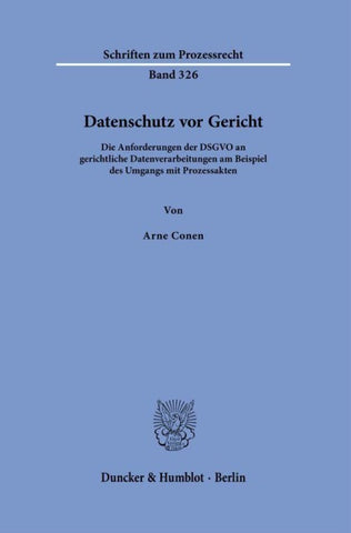 Datenschutz vor Gericht