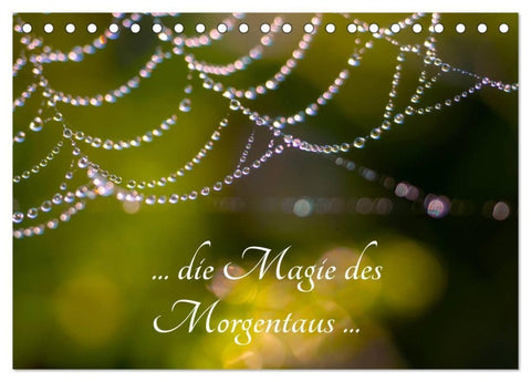 ... die Magie des Morgentaus... (Tischkalender 2027 DIN A5 quer), CALVENDO Monatskalender