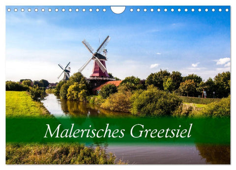 Malerisches Greetsiel (Wandkalender 2026 DIN A4 quer), CALVENDO Monatskalender