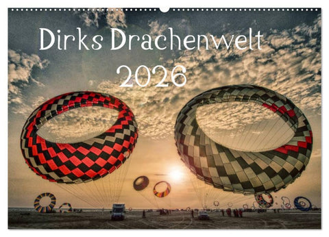 Dirks Drachenwelt (Wandkalender 2026 DIN A2 quer), CALVENDO Monatskalender