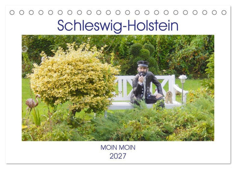 Schleswig-Holstein Moin Moin (Tischkalender 2027 DIN A5 quer), CALVENDO Monatskalender