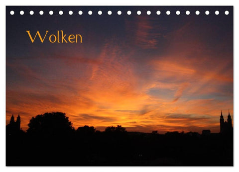 Wolken (Tischkalender 2026 DIN A5 quer), CALVENDO Monatskalender