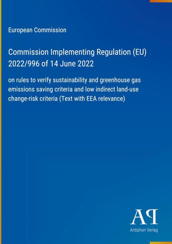 Commission Implementing Regulation (EU) 2022/996 of 14 June 2022