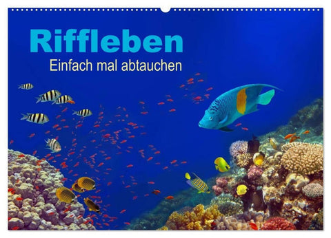 Riffleben - Einfach mal abtauchen (Wandkalender 2027 DIN A2 quer), CALVENDO Monatskalender