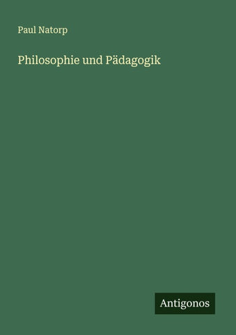 Philosophie und Pädagogik