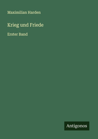 Krieg und Friede